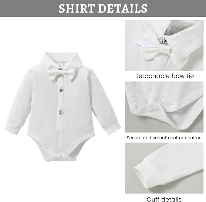 Custom Baby Boy Christening Outfit - Image 2