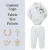 Custom Baby Boy Christening Outfit