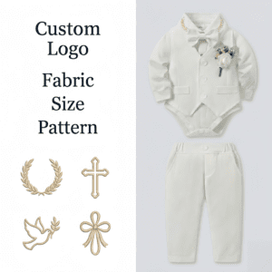 Custom Baby Boy Christening Outfit