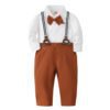 Toddler Boys Suits With Suspenders