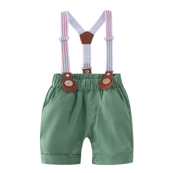 Baby Boy Suspenders Pants
