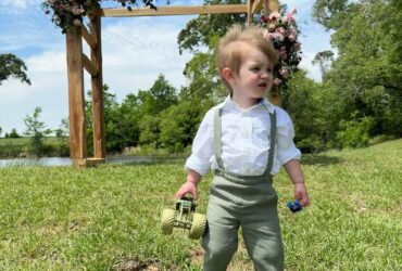 Boy Linen Outfit Suit for Wedding Birthday