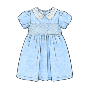 Summer Smocked Dress for Toddler Girl