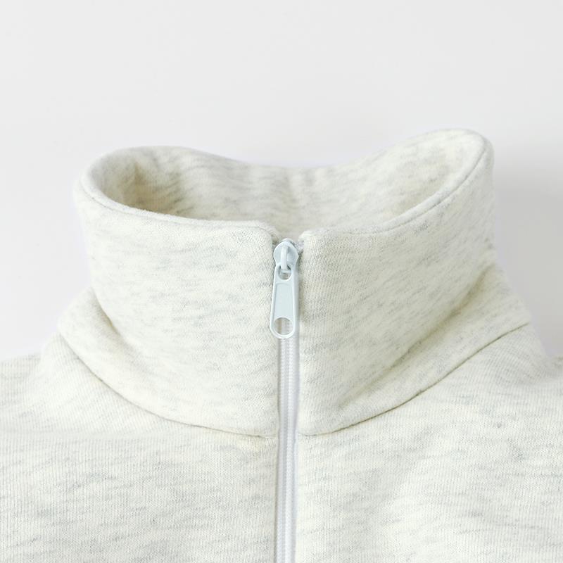 Solid Color Zipper Children's Sweatsuit - Image 6