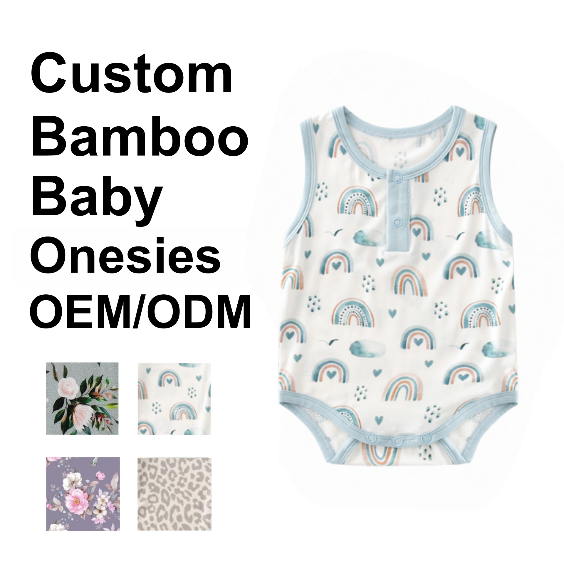 custom bamboo baby onesies
