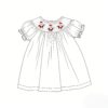 Custom Christmas Smocked Dress for Baby