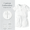Custom Baby Boy White Outfit