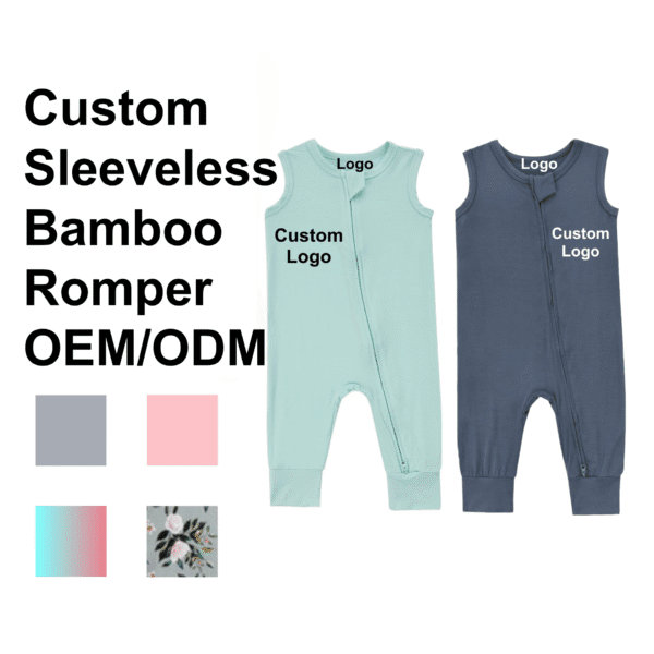 Custom-Made Sleeveless Bamboo Romper