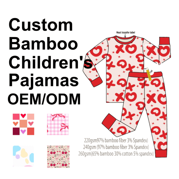 Custom Bamboo Children's Pajamas​