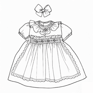 Custom Classic Tartan Smocked Dress with Bowtie