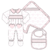 Custom Bamboo Viscose Baby Footie Romper