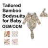 Tailored Printed Bamboo Bodysuits for Baby