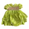 Toddler Smocked Dresses with Floral Embroidery​