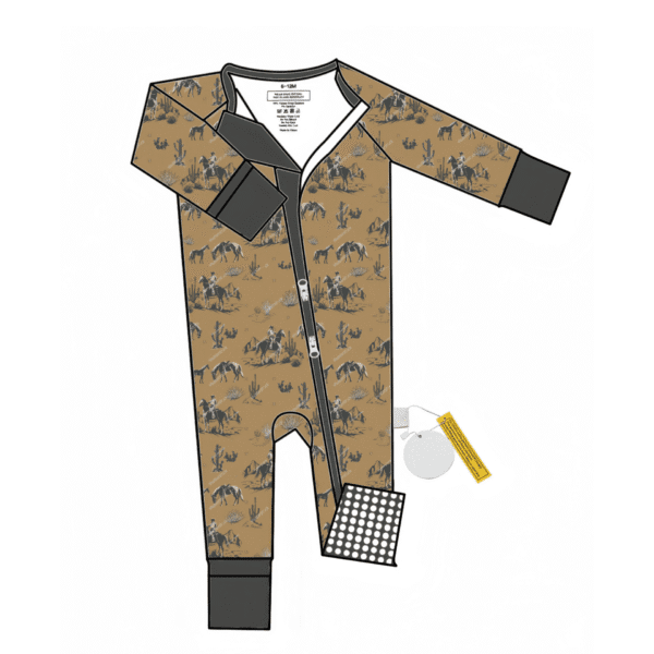 Custom Bamboo Baby Zippy Romper