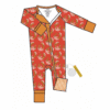 Custom Bamboo Baby Zippy Romper