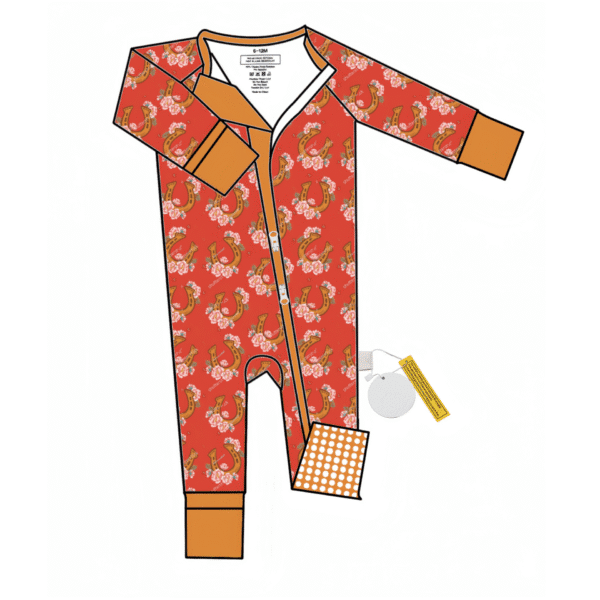 Custom Bamboo Baby Zippy Romper
