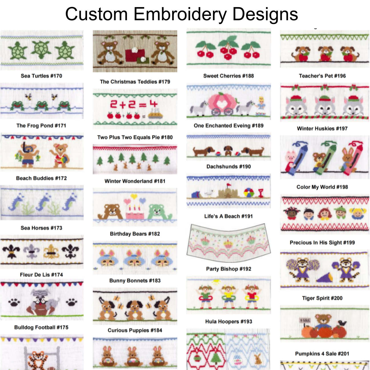 custom embroidery designs