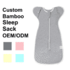 Custom Anti-Startle Arms-Up Bamboo Sleep Sack