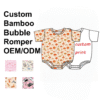 Custom Printed Bamboo Bubble Romper