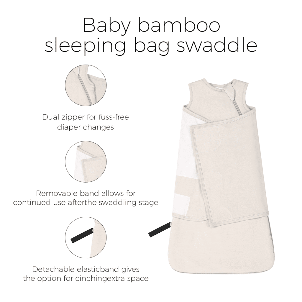 Custom Solid Swaddle Up Bamboo Sleeping Bag