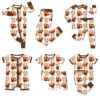 Thanksgiving Bamboo Pajamas with Custom Printed Pattern