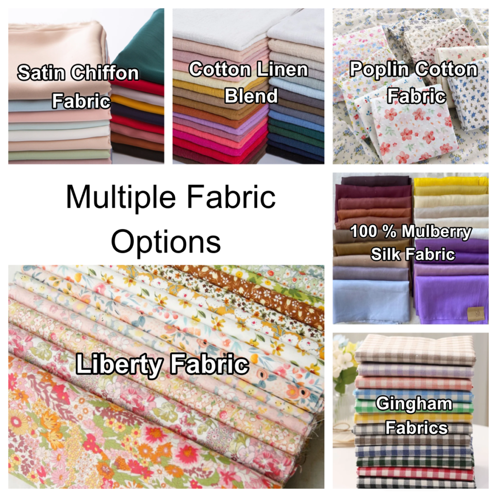 custom multiple fabric options
