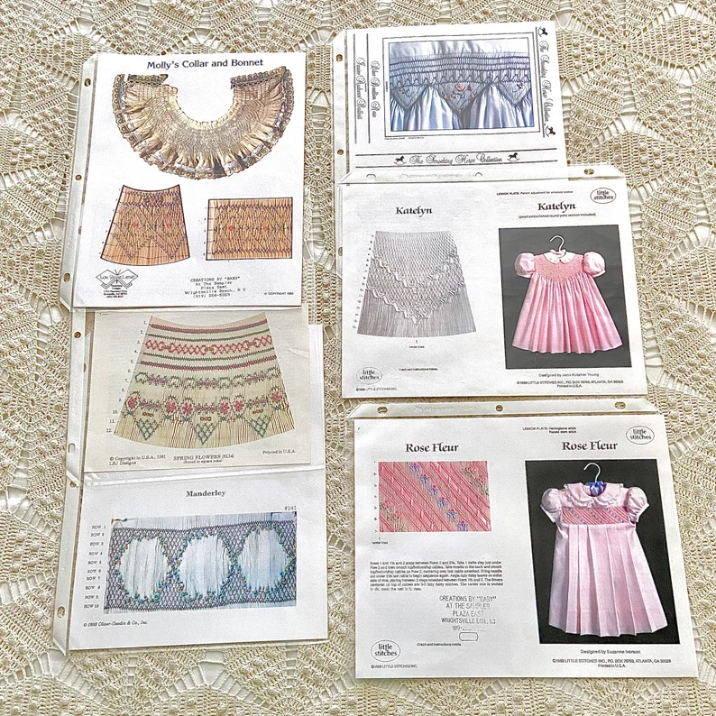 Custom Pink Puff Sleeve Smocked Dress for Baby Girls - Image 9