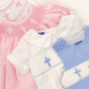 Baptism Smocked Boy Clothing with Blue Crosses (2)