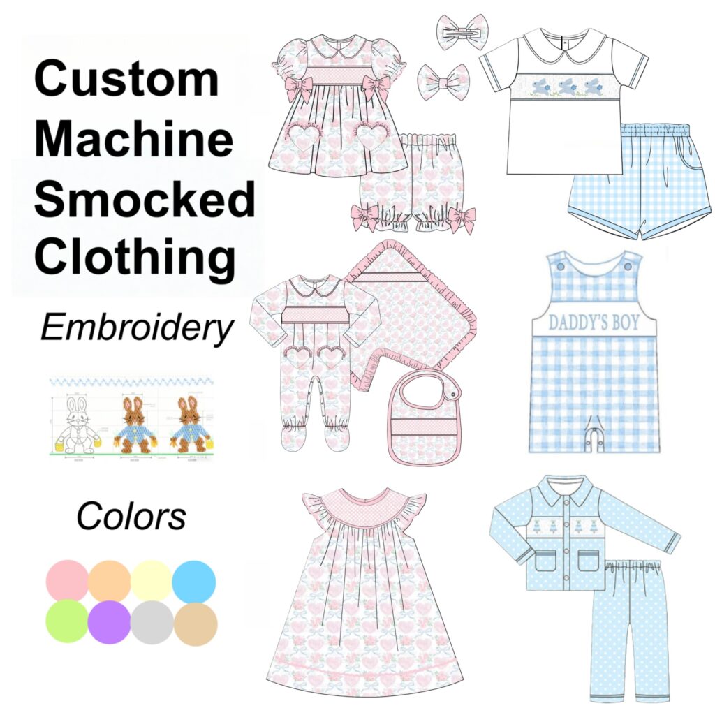 Custom Machine Smocked Clothing