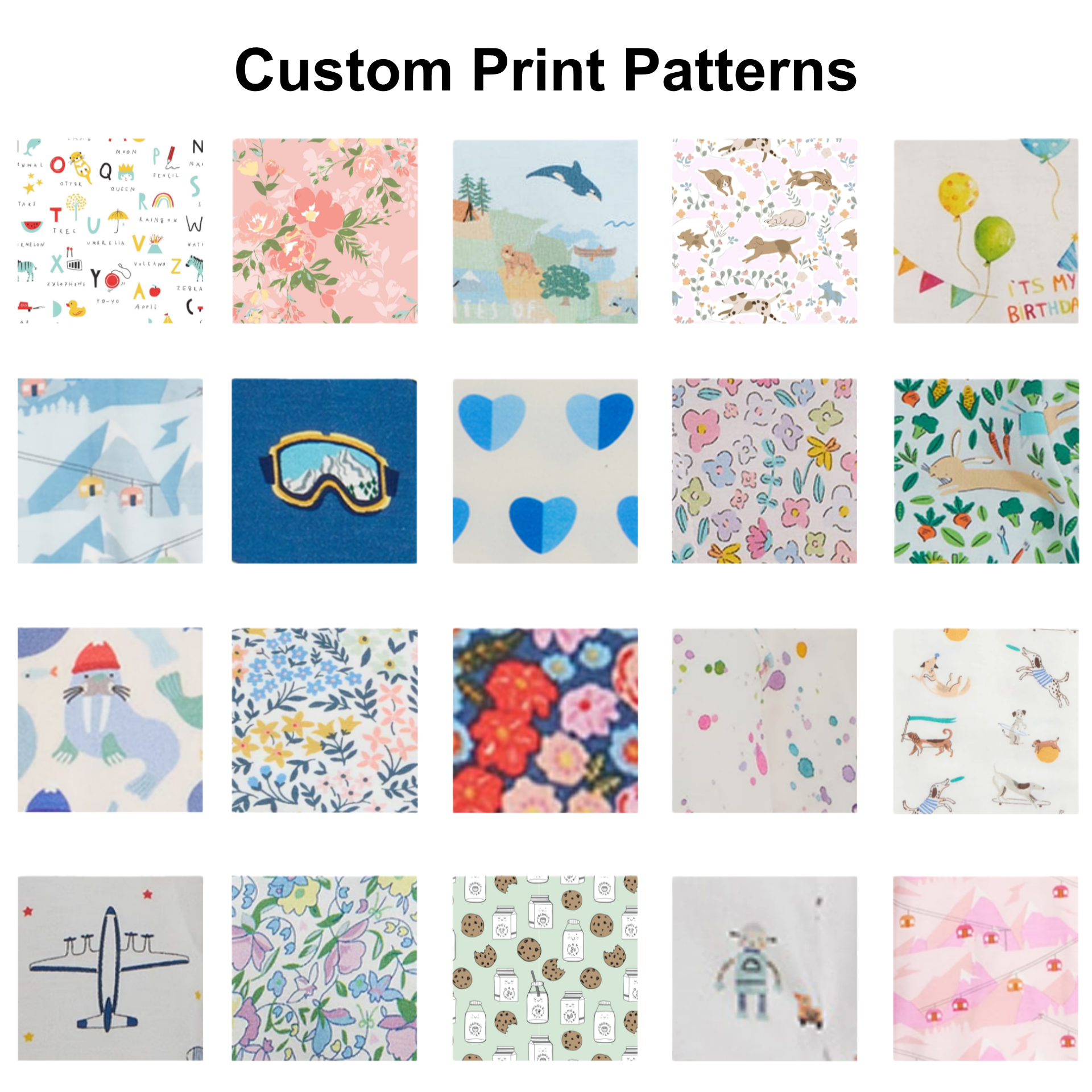 Custom print patterns 1