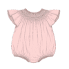 Custom Pink Heirloom Smocked Bubble