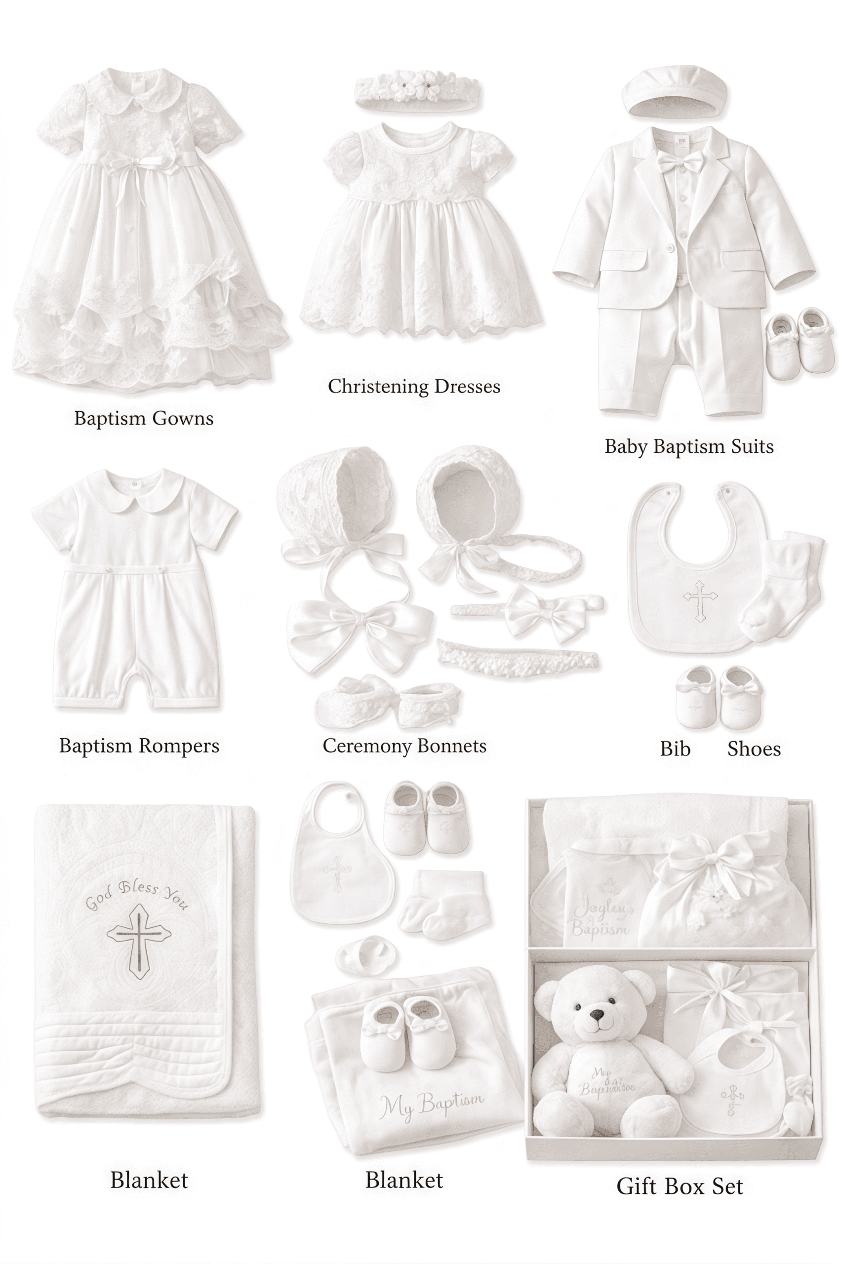 baptism clothing manufacturer collection