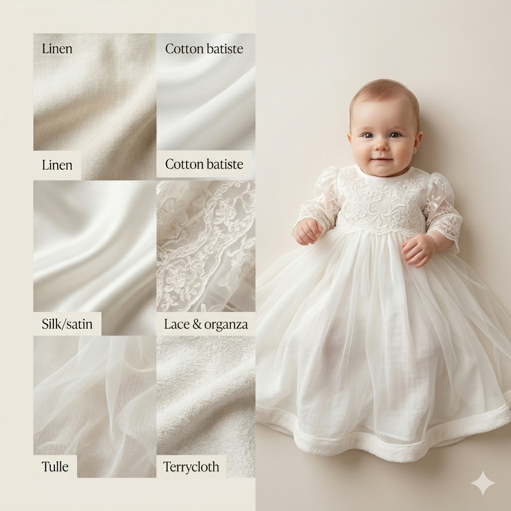 baptism fabrics baby girl