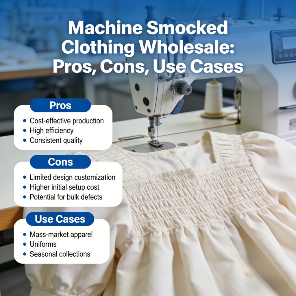 machine smocked