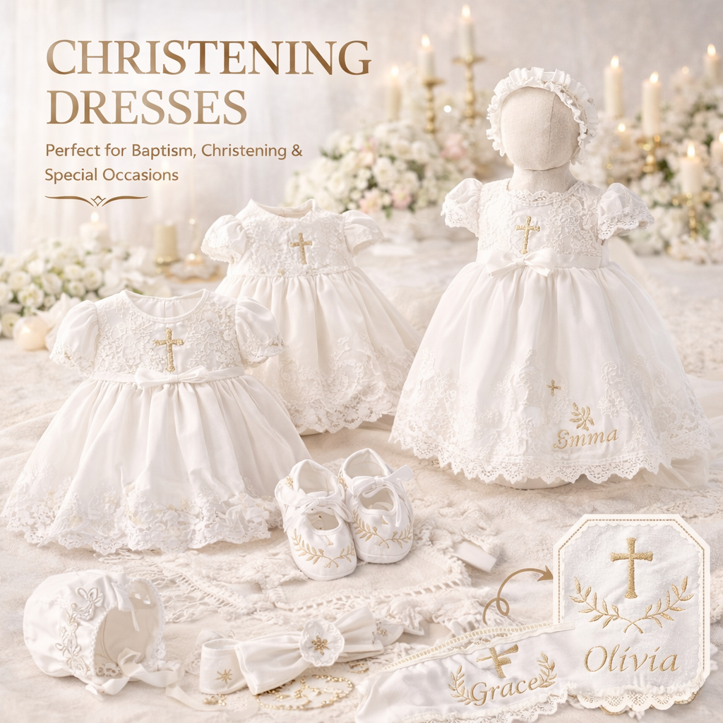 Private label baptism baby clothing manufacturer