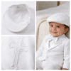 Customized Embroidered Baptism Bonnet