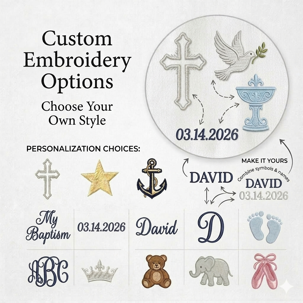 baptism Embroidery pattern
