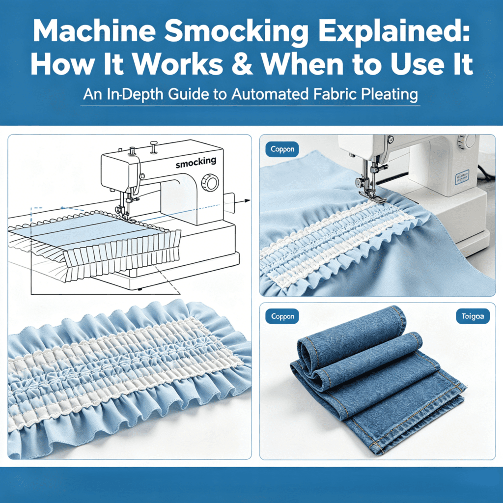Machine Smocking Poster Design