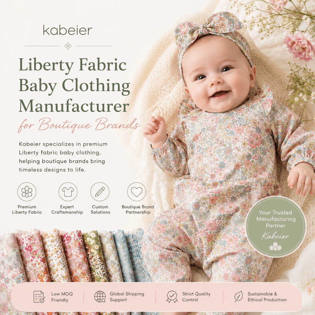 liberty fabric baby clothing manufacturer