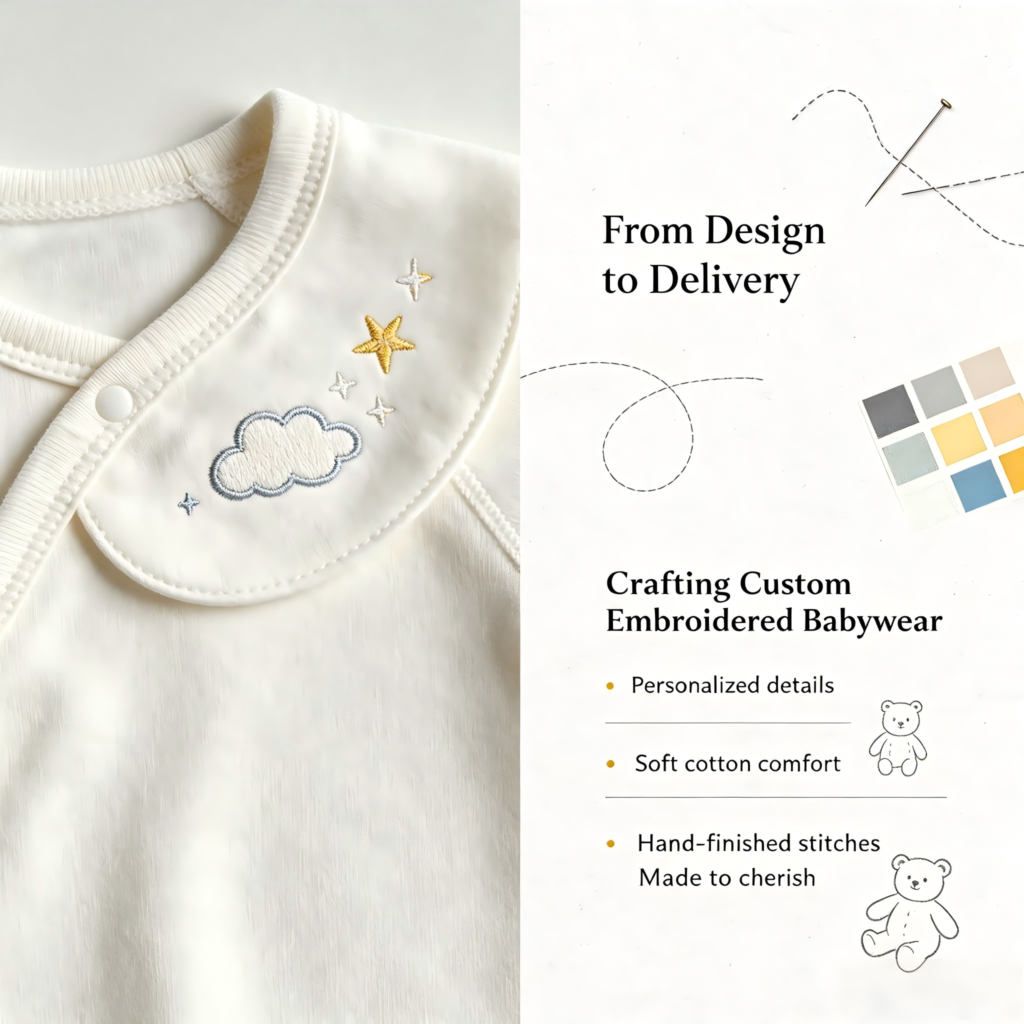 Custom Embroidered Babywear Poster