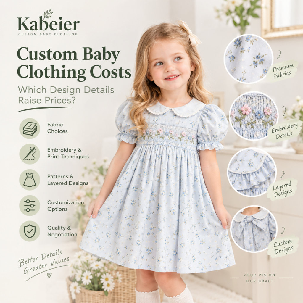 Custom Baby Clothing Costs Which Design Details Raise Prices