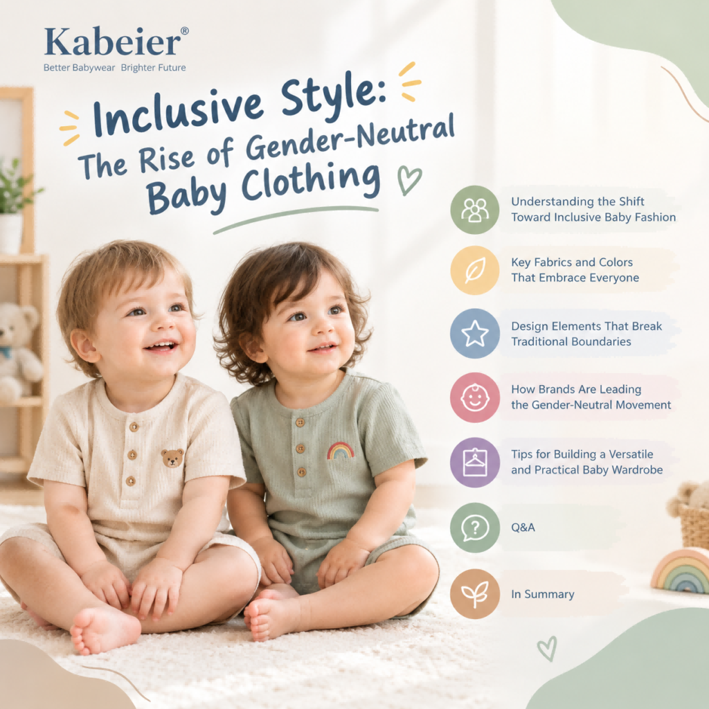 Inclusive Style The Rise of Gender-Neutral Baby Clothing