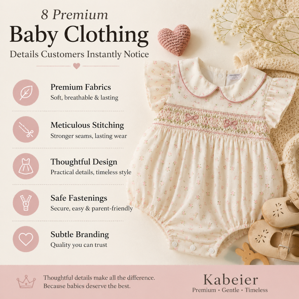Premium Baby Clothing Details